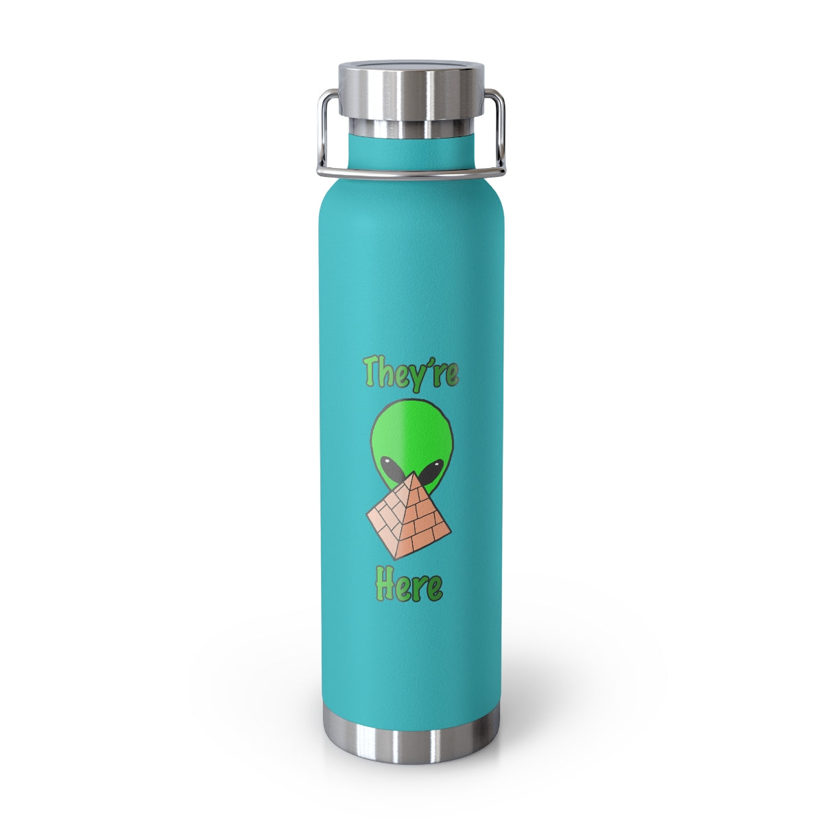 Green Alien 22oz Vacuum Insulated Bottle