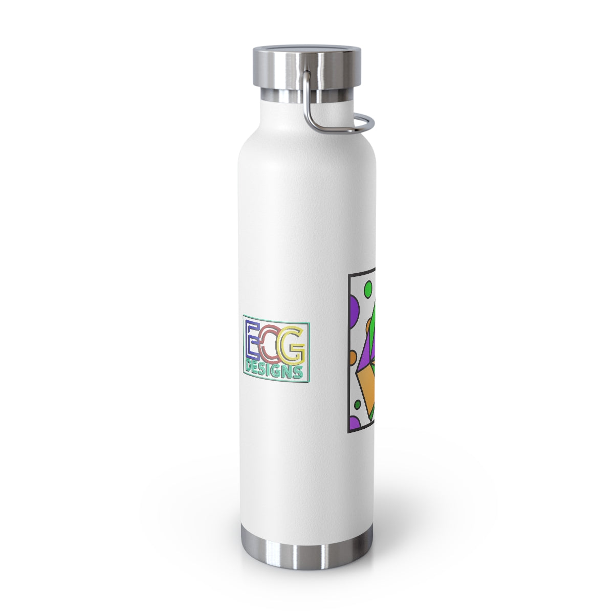 Mardi Gras Box Dog 22oz Vacuum Insulated Bottle