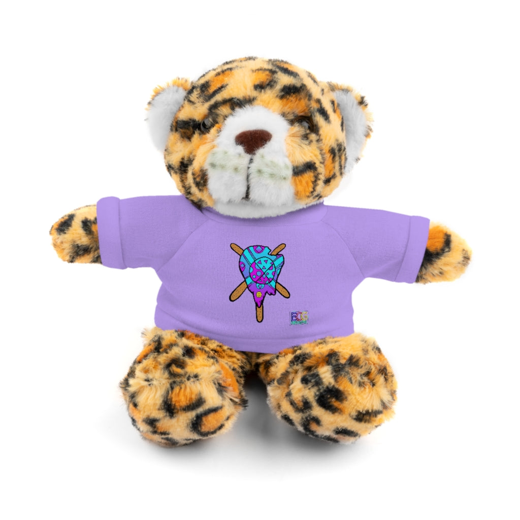 Blue and Purple Melted Popsicle Stuffed Animals with Tee