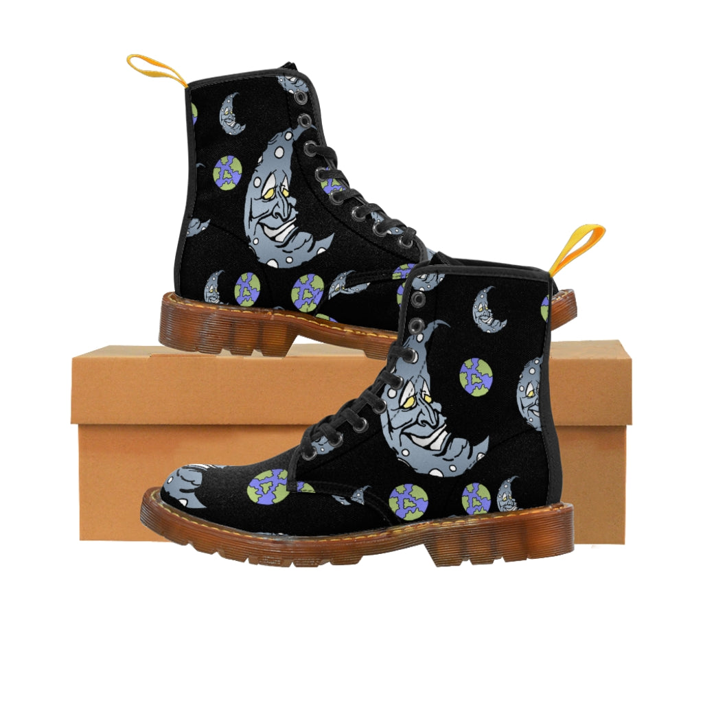 Silver Moon Women's Canvas Boots