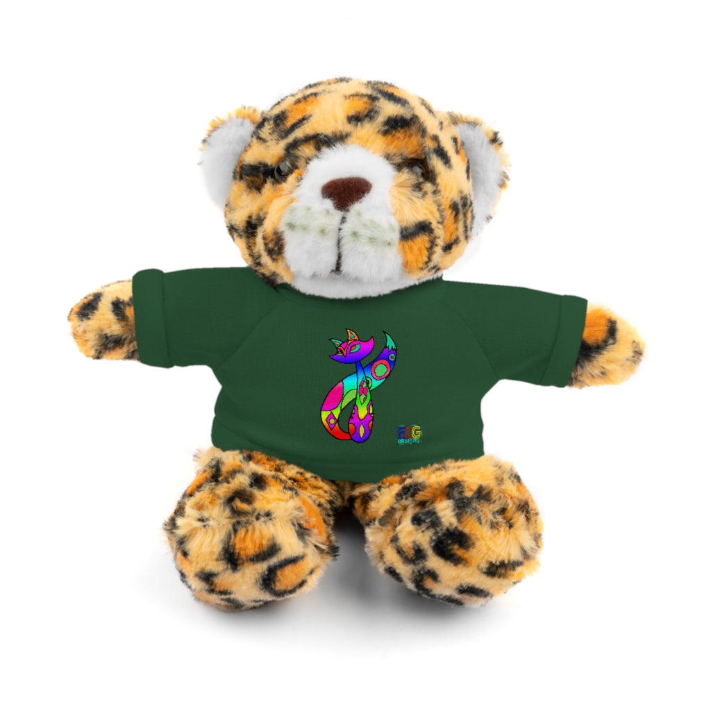 Rainbow Cat Stuffed Animals with Tee