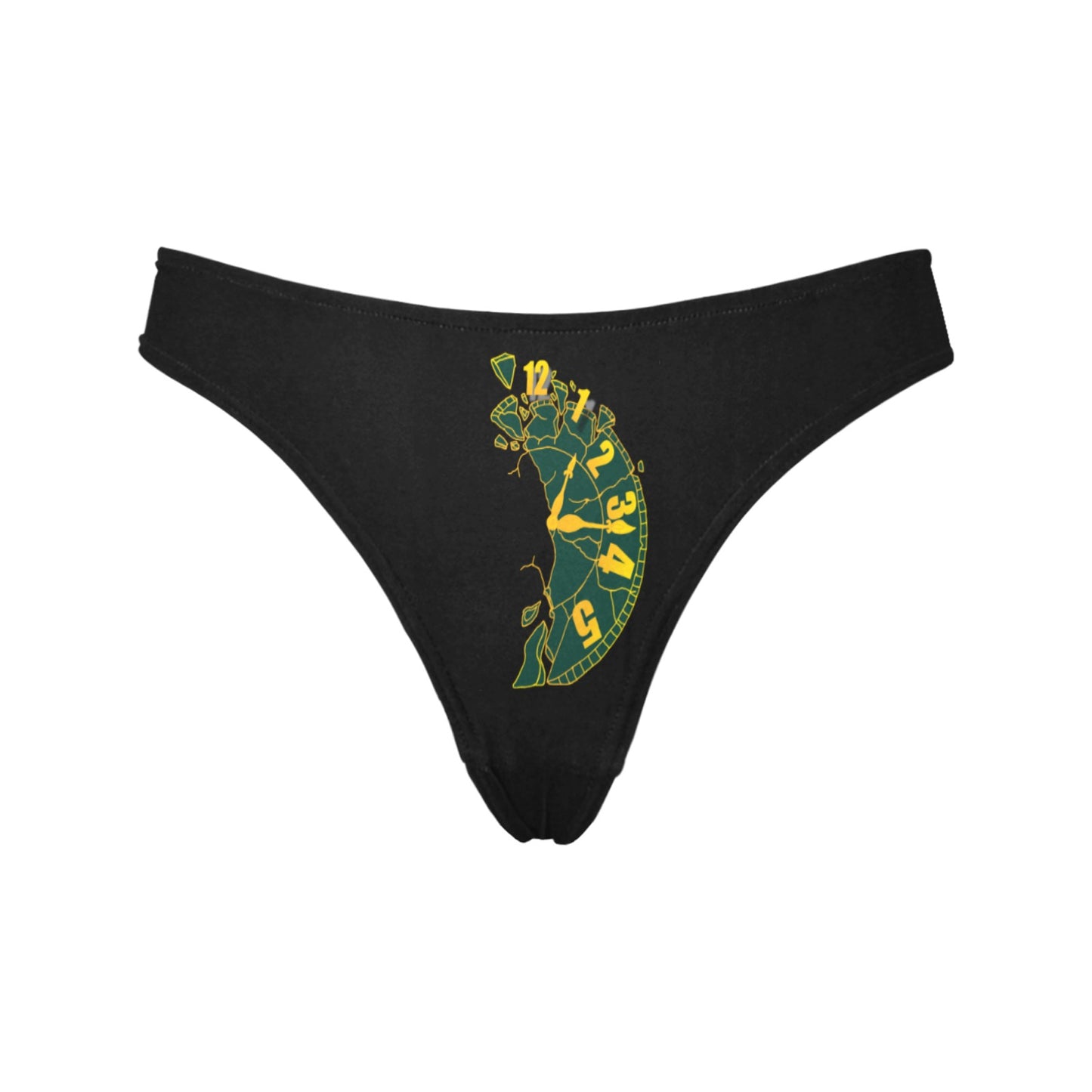 Broken Clock Women's All Over Print Thongs (Model L30)