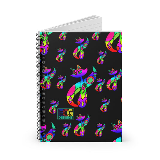 Rainbow Cat Spiral Notebook - Ruled Line