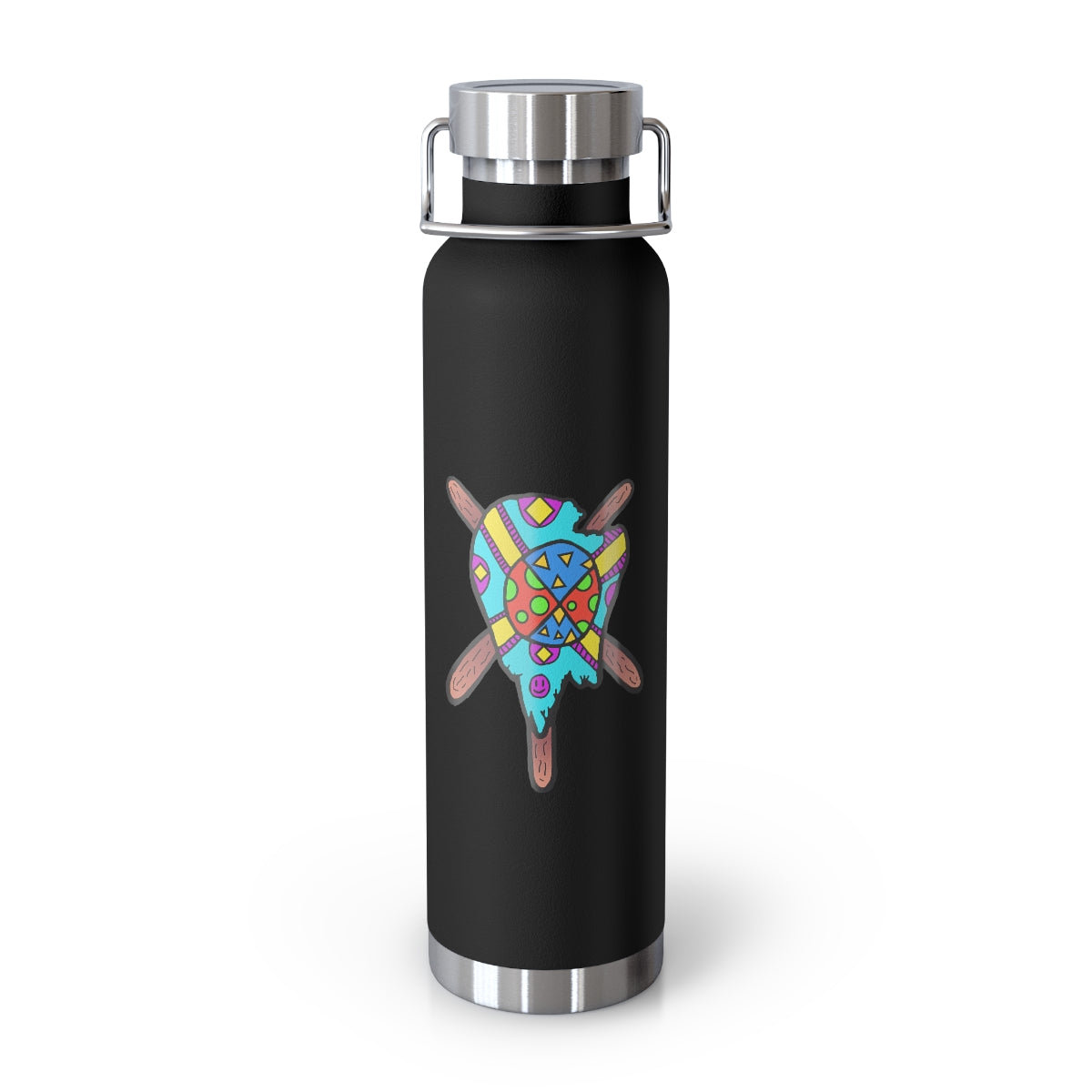 Multicolored Melted Popsicle 22oz Vacuum Insulated Bottle