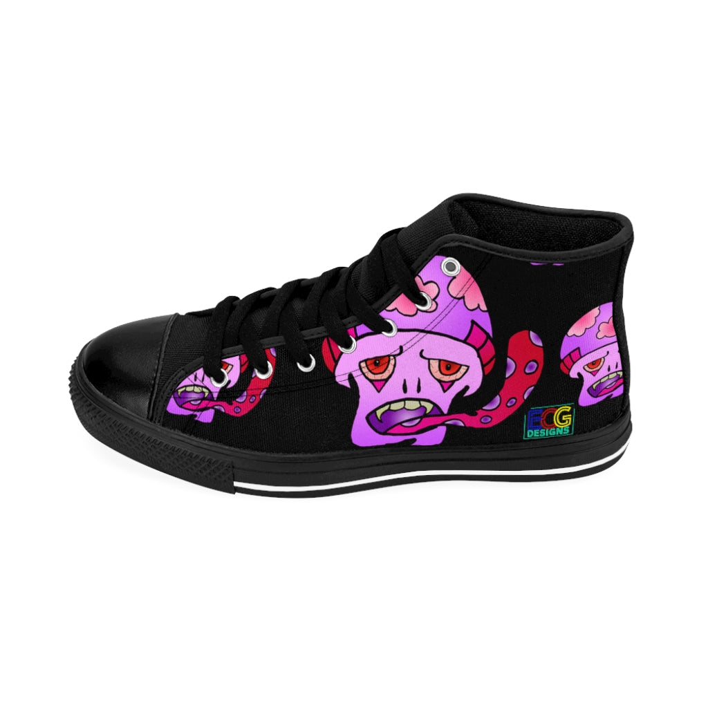 Pink Shroom Women's High-top Sneakers