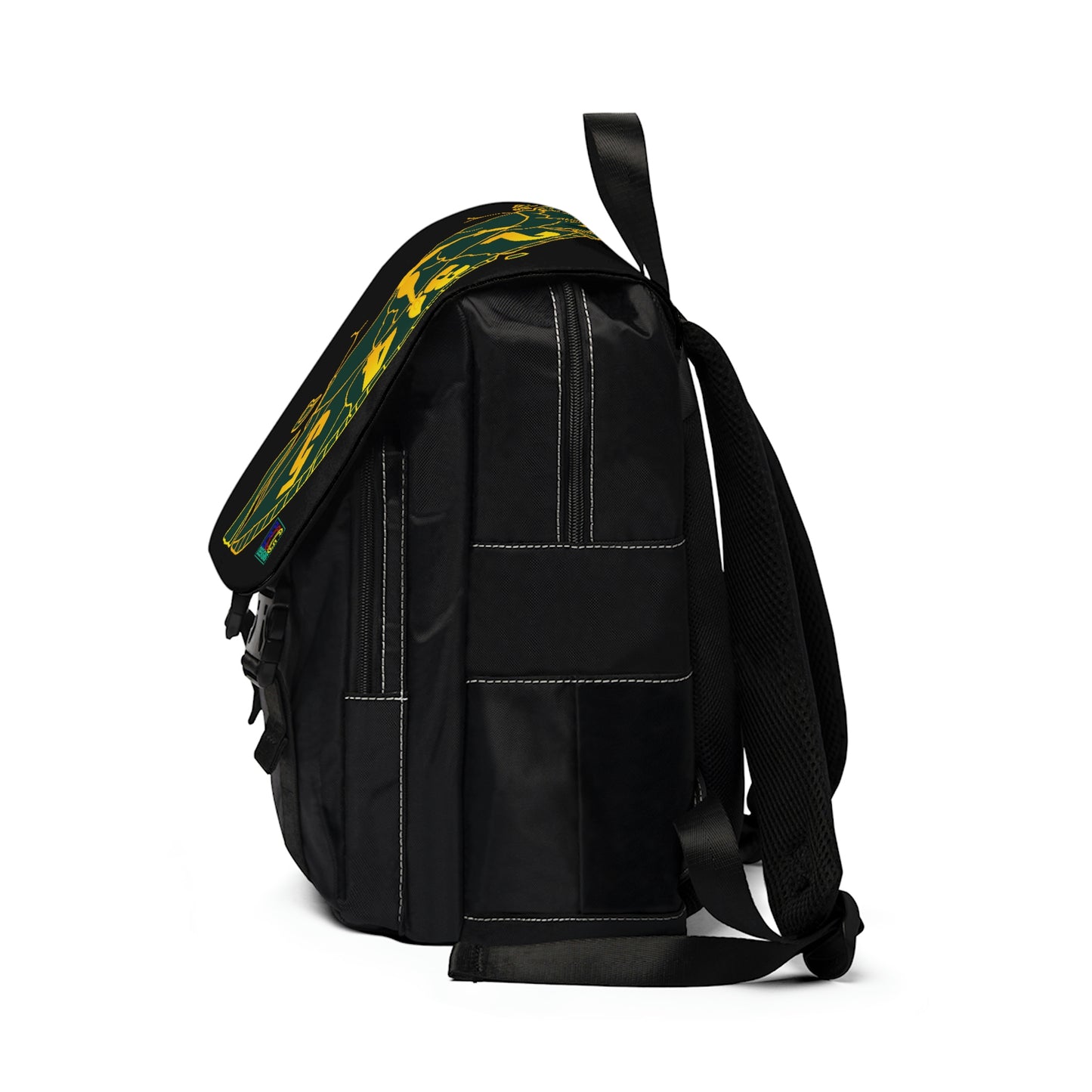 Broken Clock Unisex Casual Shoulder Backpack