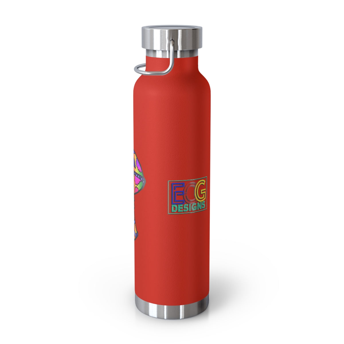 Rainbow Skull Shroom 22oz Vacuum Insulated Bottle