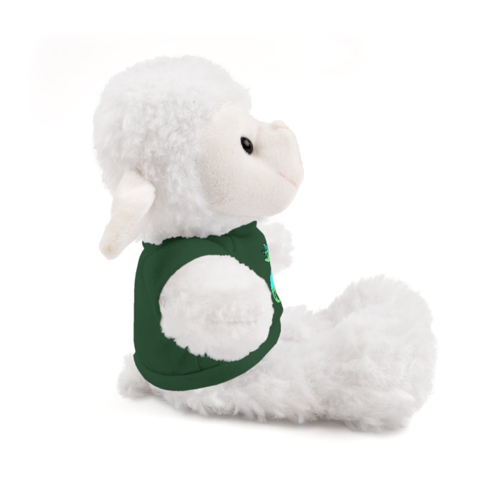 Green Cat Stuffed Animals with Tee