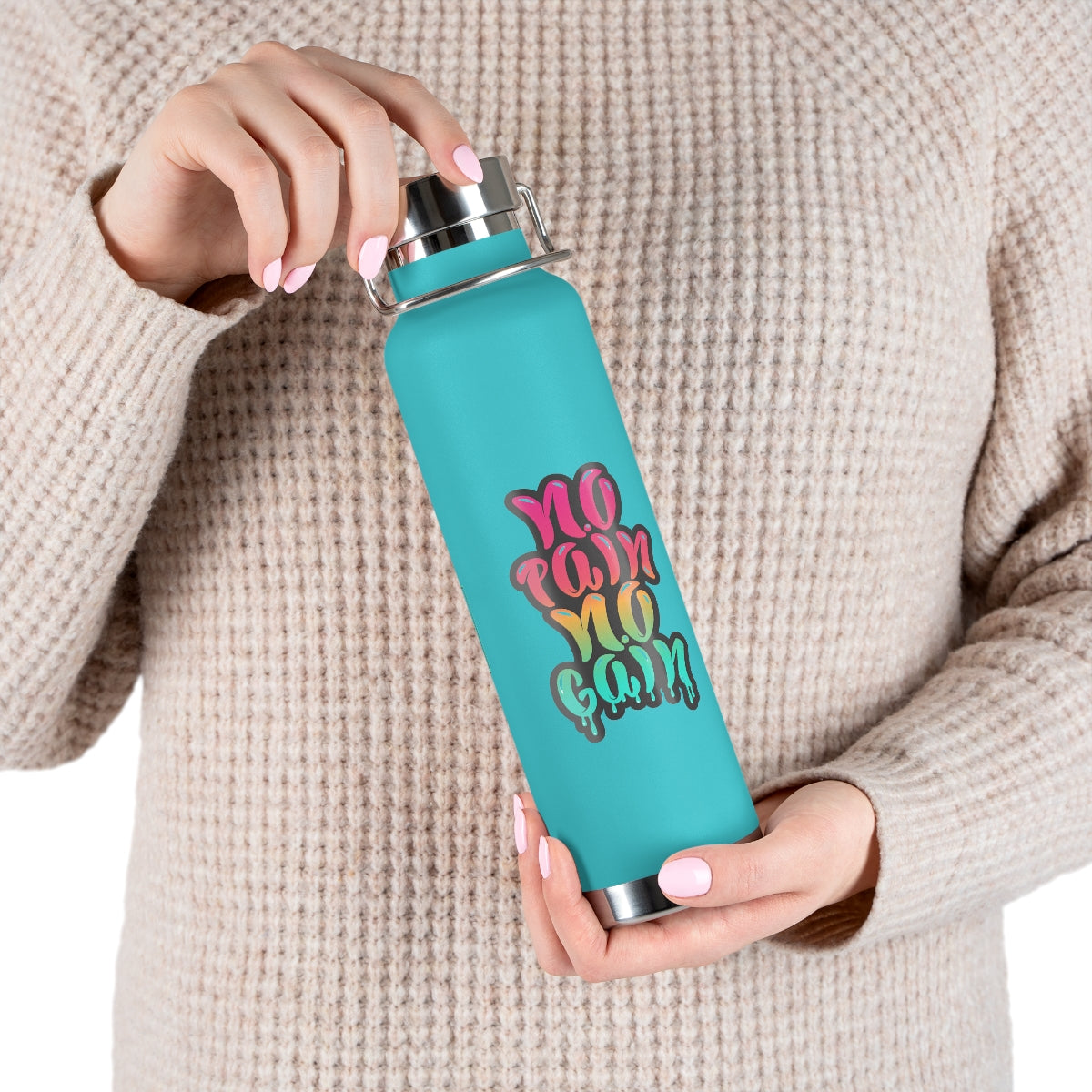 No Pain No Gain 22oz Vacuum Insulated Bottle