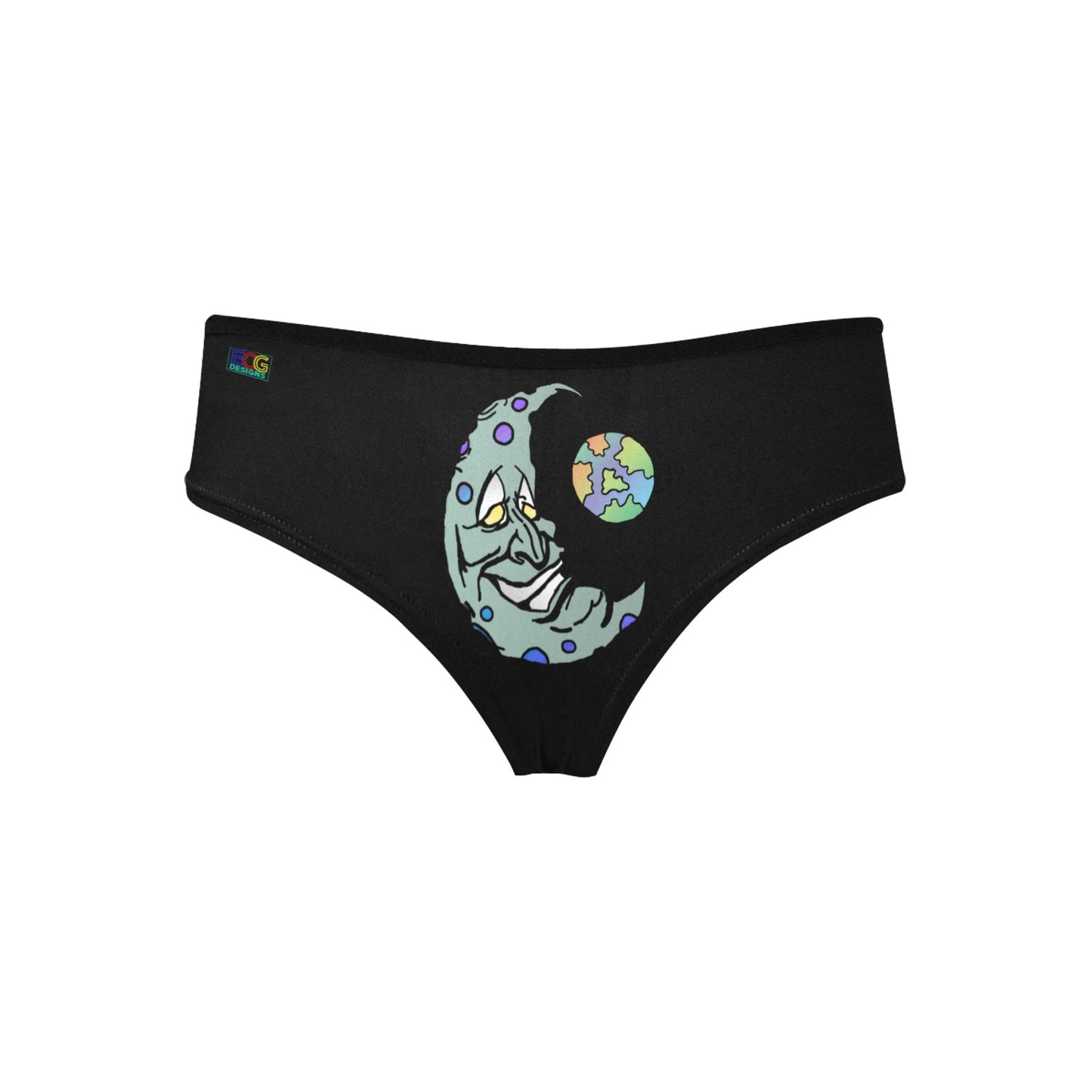 Green Moon Women's Hipster Panties (Model L33)