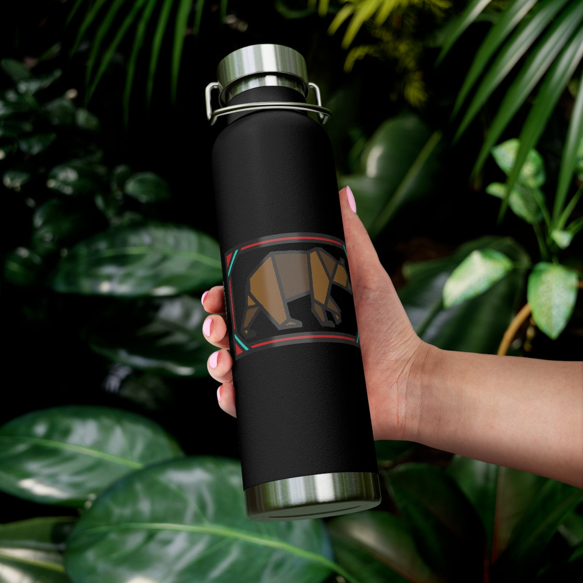 Brown Box Bear 22oz Vacuum Insulated Bottle