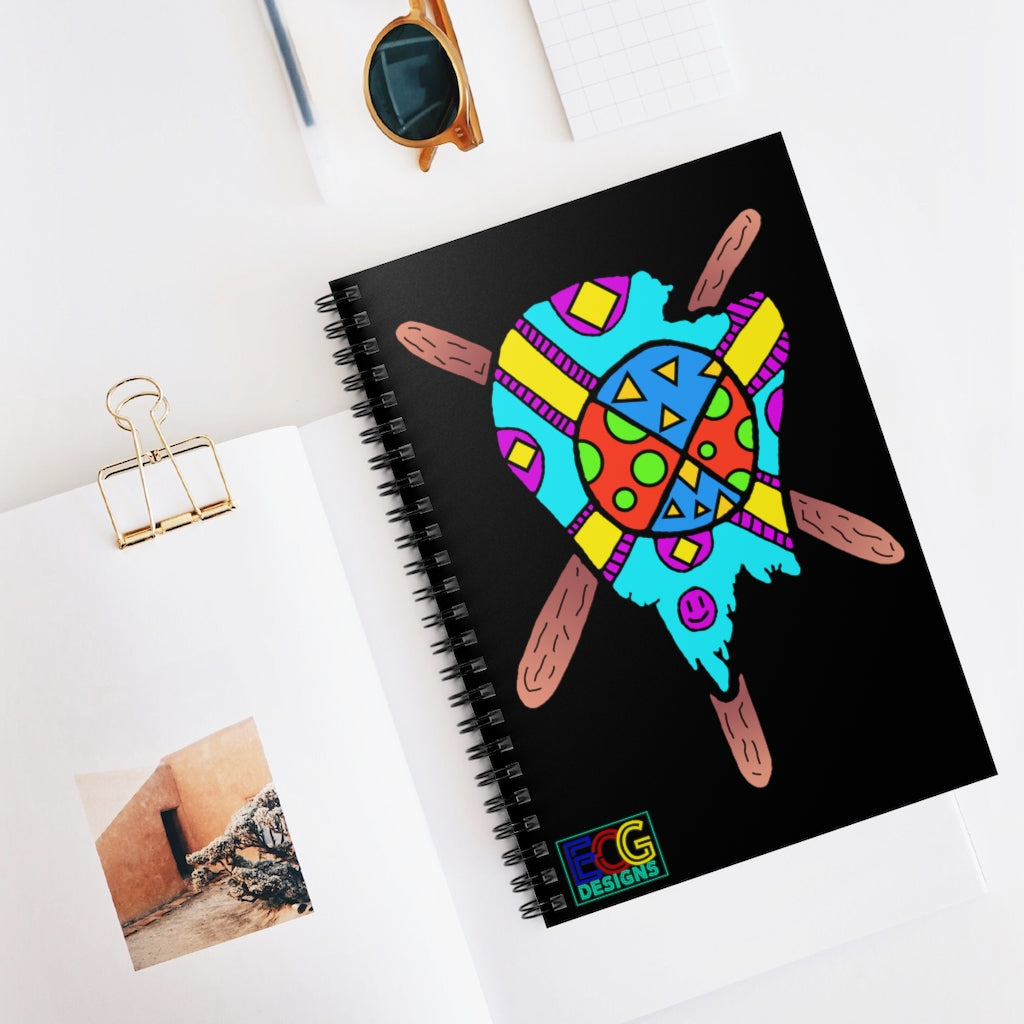 Multicolored Melted Popsicle Spiral Notebook - Ruled Line