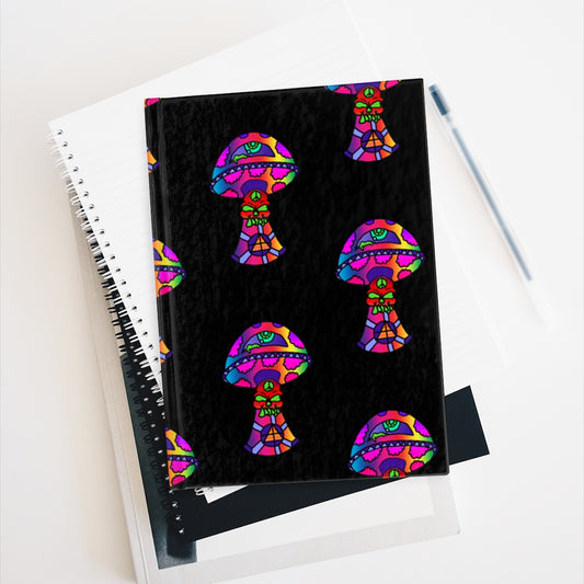 Rainbow Skull Shroom Journal - Blank