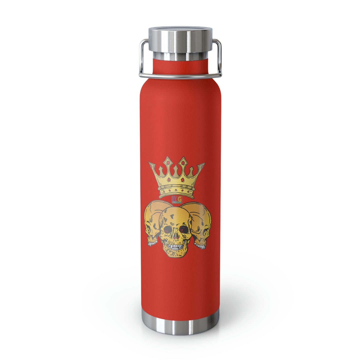 Triple Skull Crown 22oz Vacuum Insulated Bottle