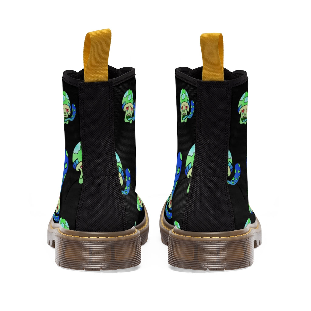 Green Shroom Women's Canvas Boots