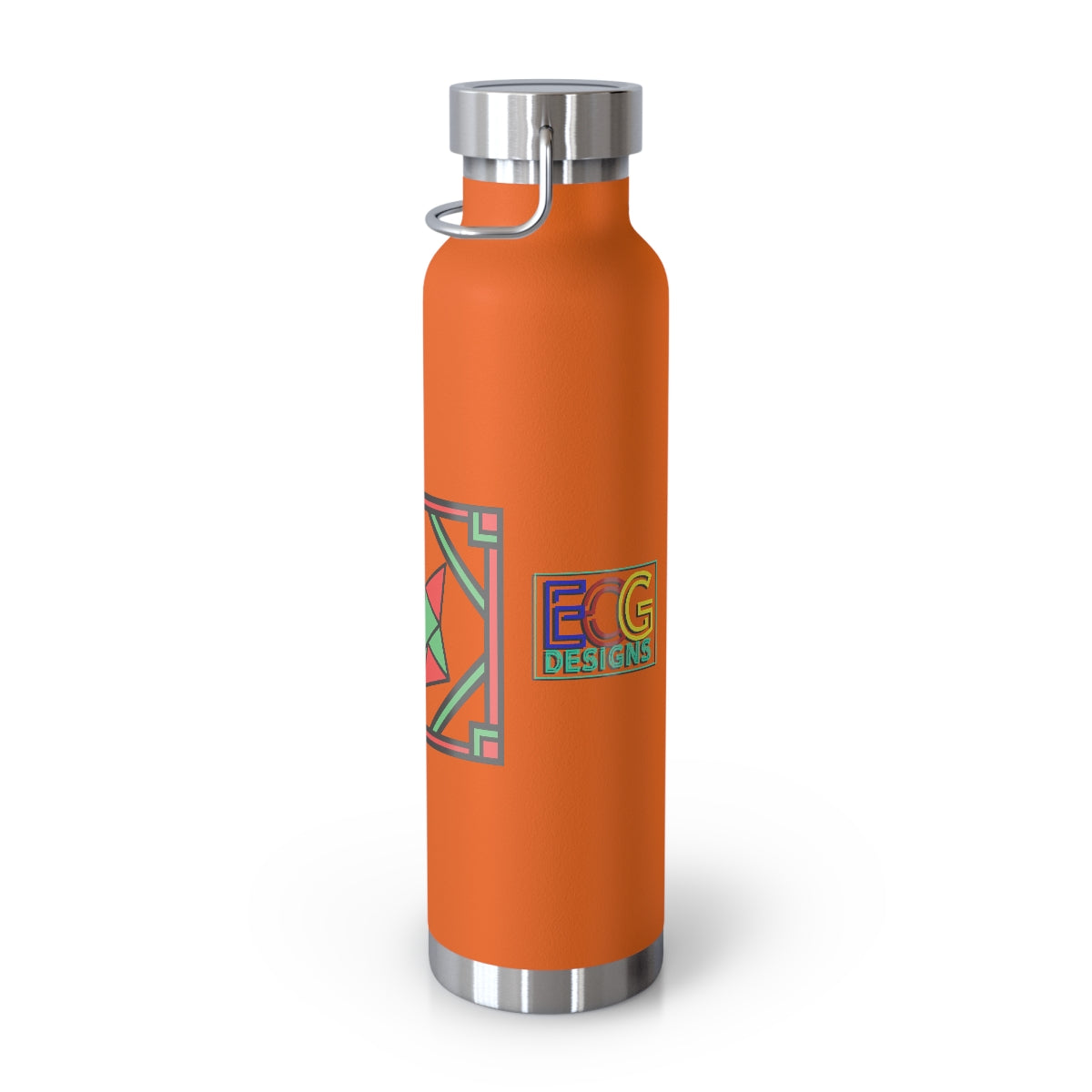 Red and Green Box Fox 22oz Vacuum Insulated Bottle