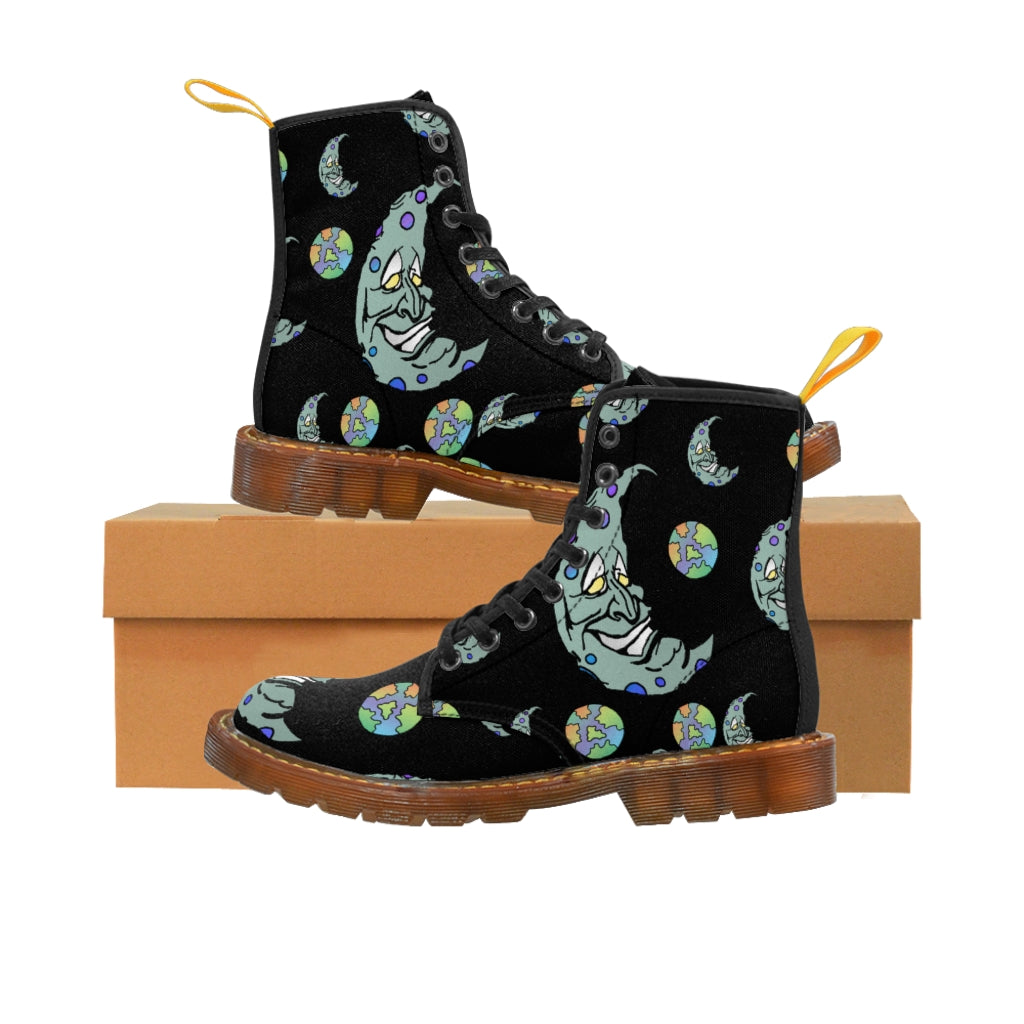 Green Moon Women's Canvas Boots