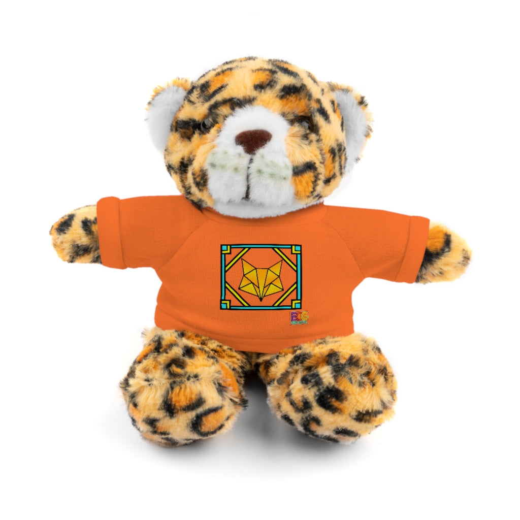 Orange Box Fox Stuffed Animals with Tee