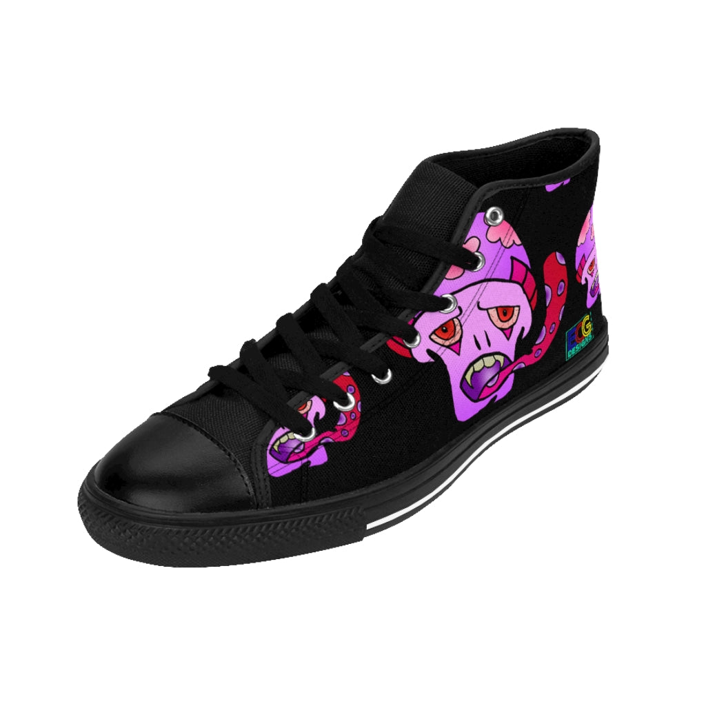 Pink Shroom Men's High-top Sneakers