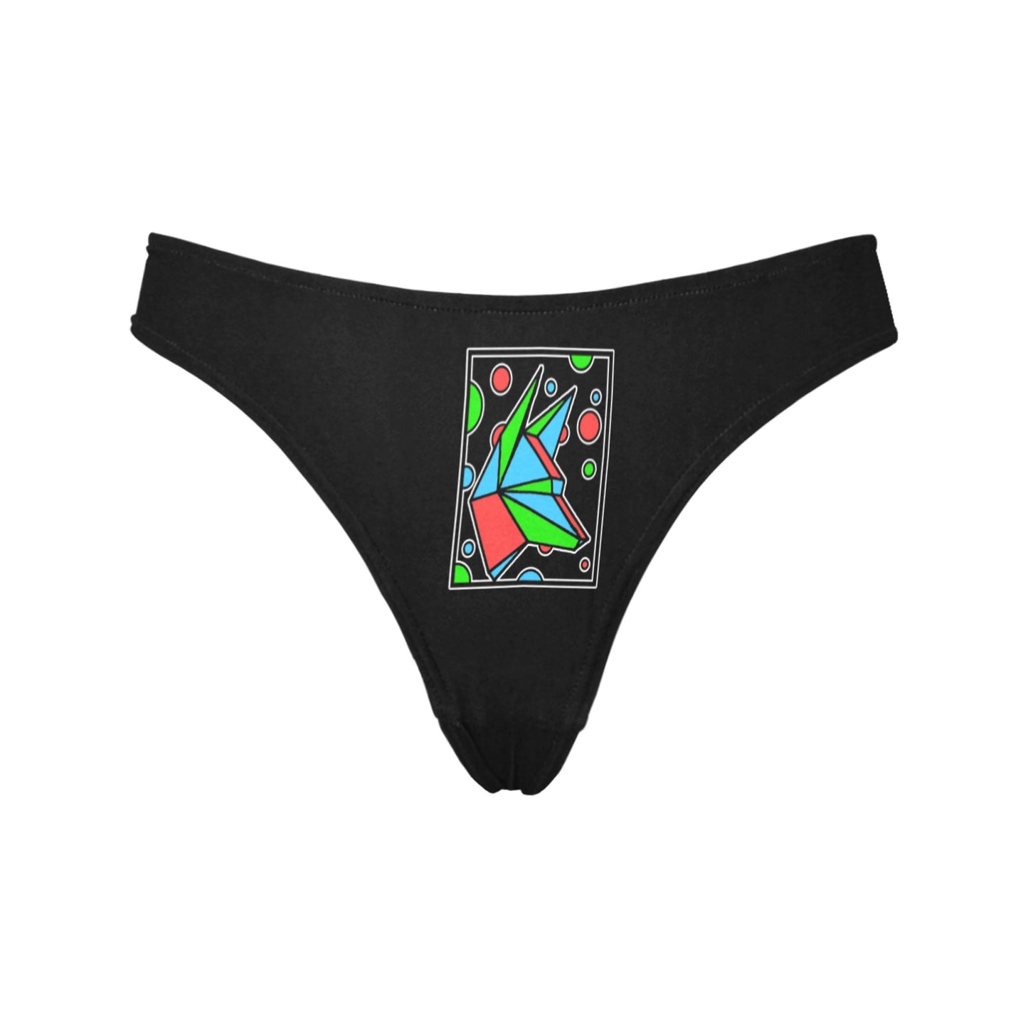 RBG Box Dog Women's All Over Print Thongs (Model L30)