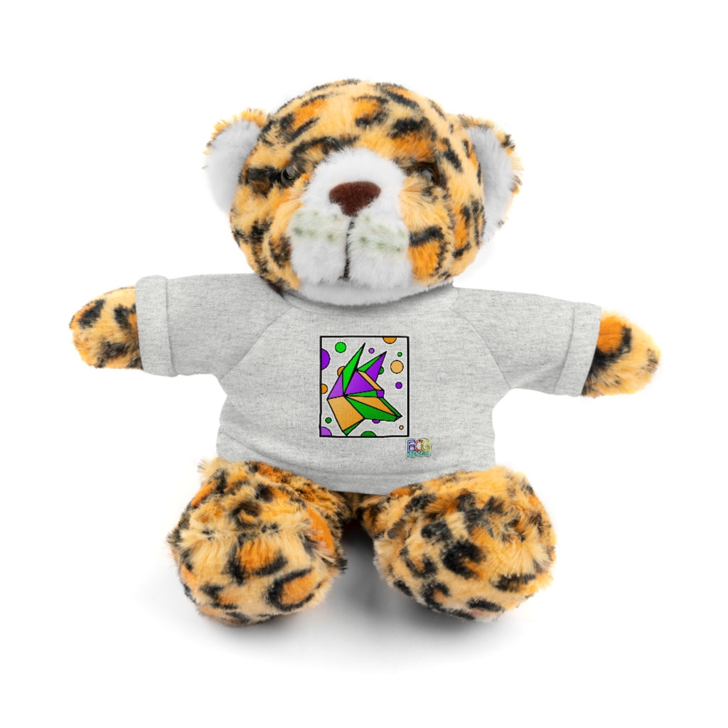 Mardi Gras Box Dog Stuffed Animals with Tee