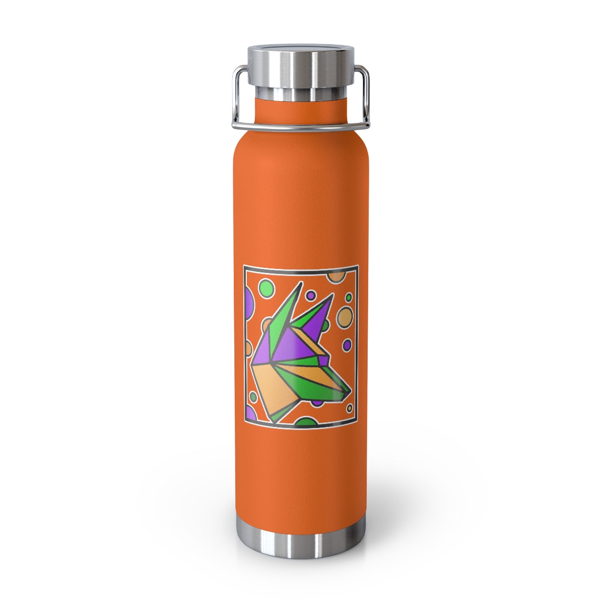 Mardi Gras Box Dog 22oz Vacuum Insulated Bottle