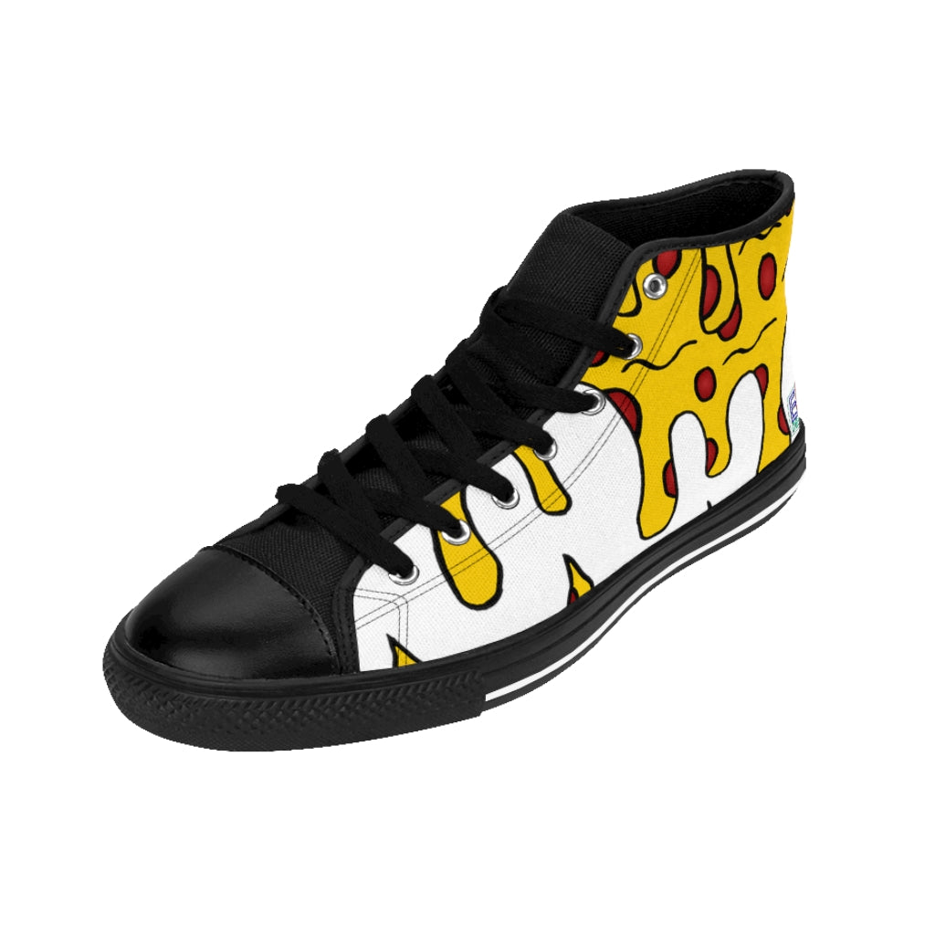 Cheesy Pizza Women's High-top Sneakers