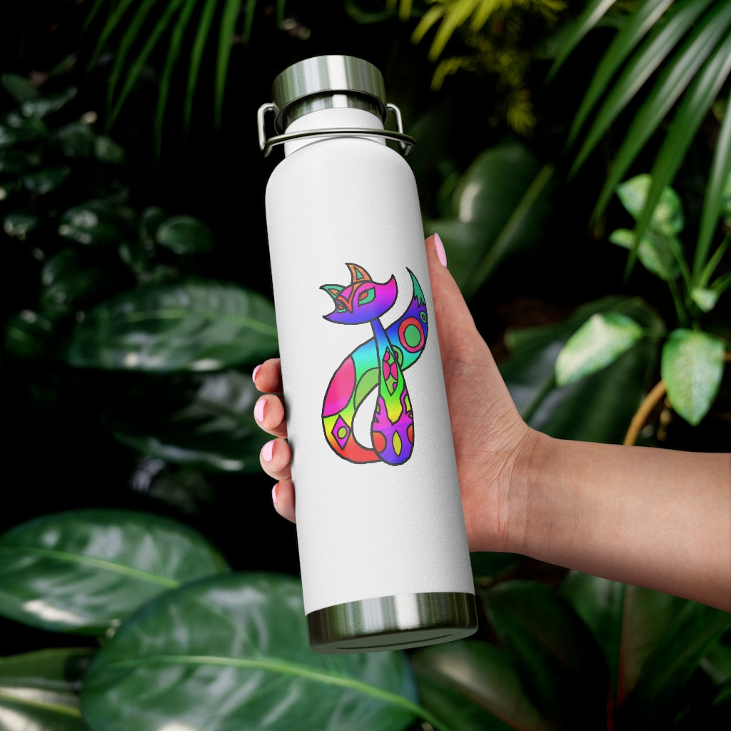 Rainbow Cat 22oz Vacuum Insulated Bottle