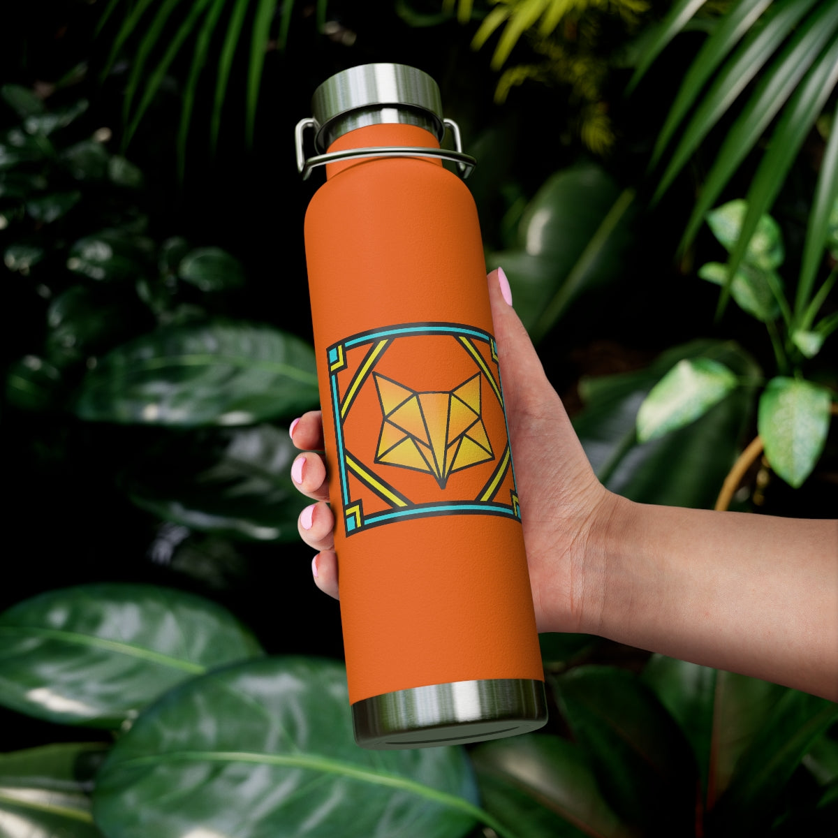 Orange Box Fox 22oz Vacuum Insulated Bottle