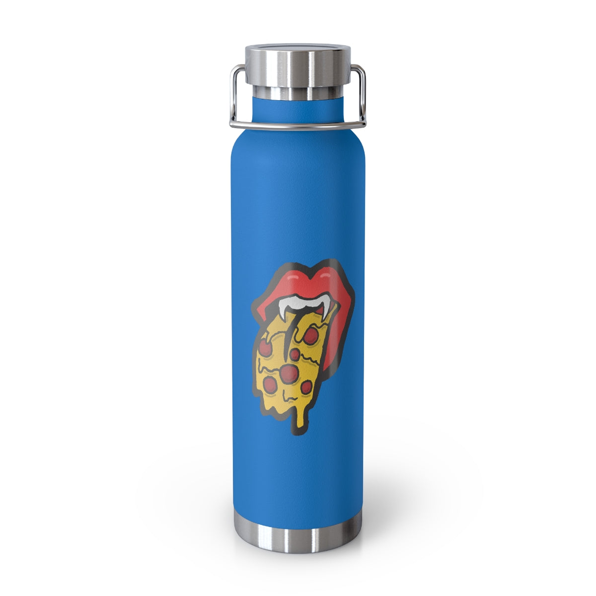 Red Pizza Tongue 22oz Vacuum Insulated Bottle