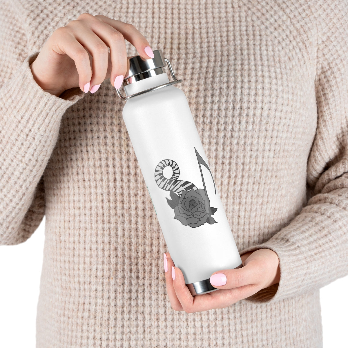 Musical Rose 22oz Vacuum Insulated Bottle