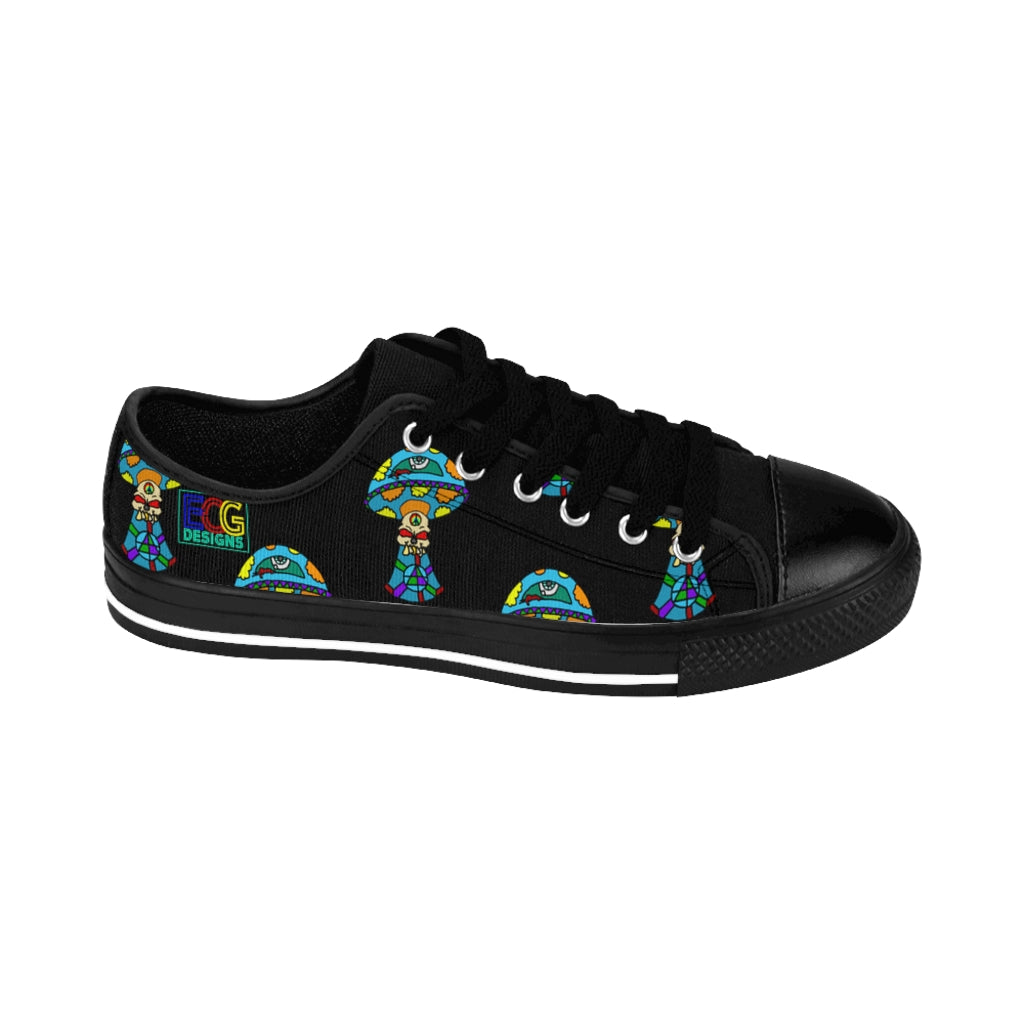 Multicolored Skull Shroom Men's Sneakers