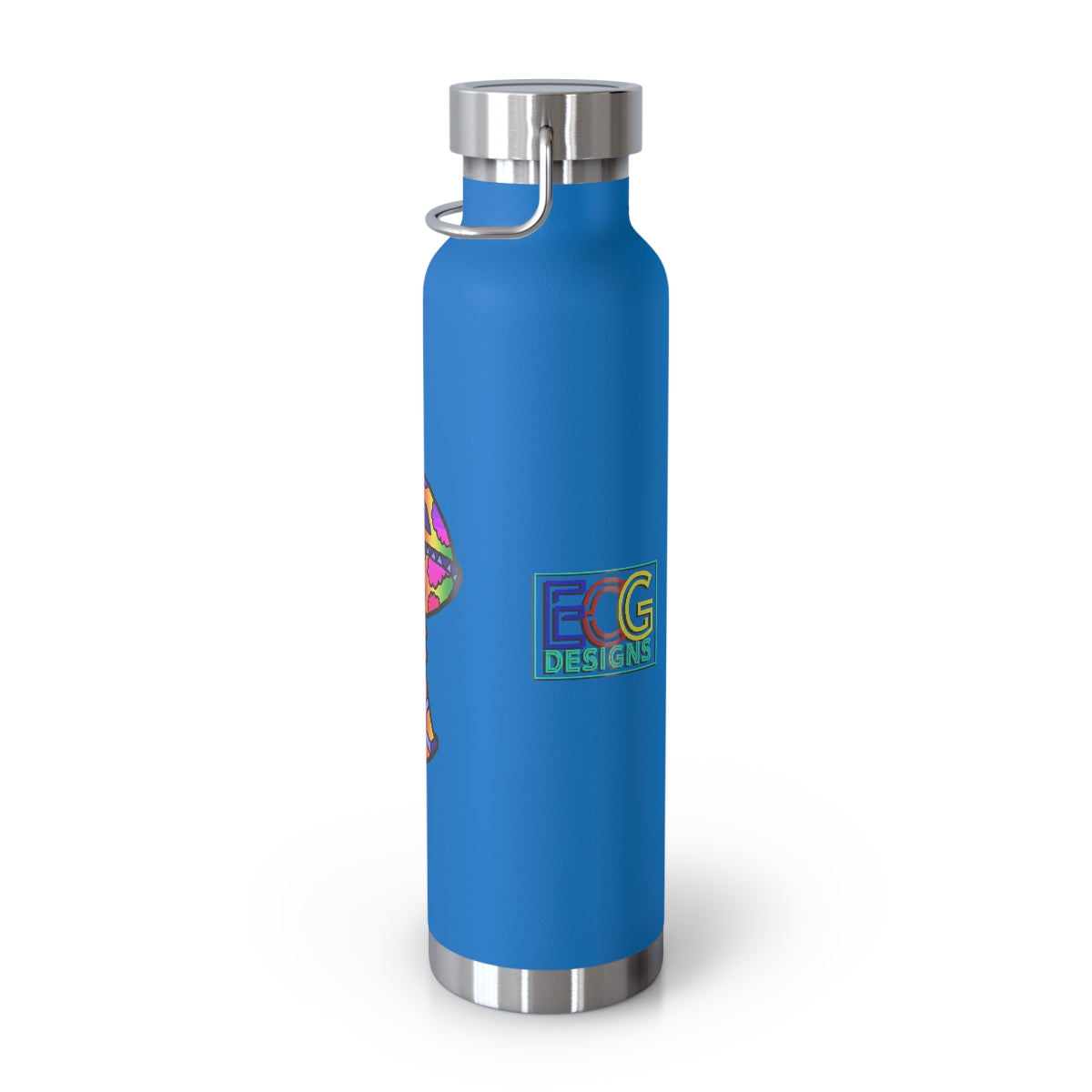 Rainbow Skull Shroom 22oz Vacuum Insulated Bottle