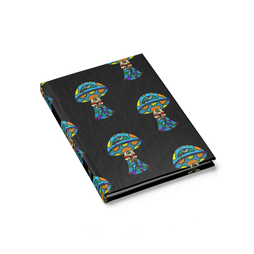 Multicolored Skull Shroom Journal - Blank