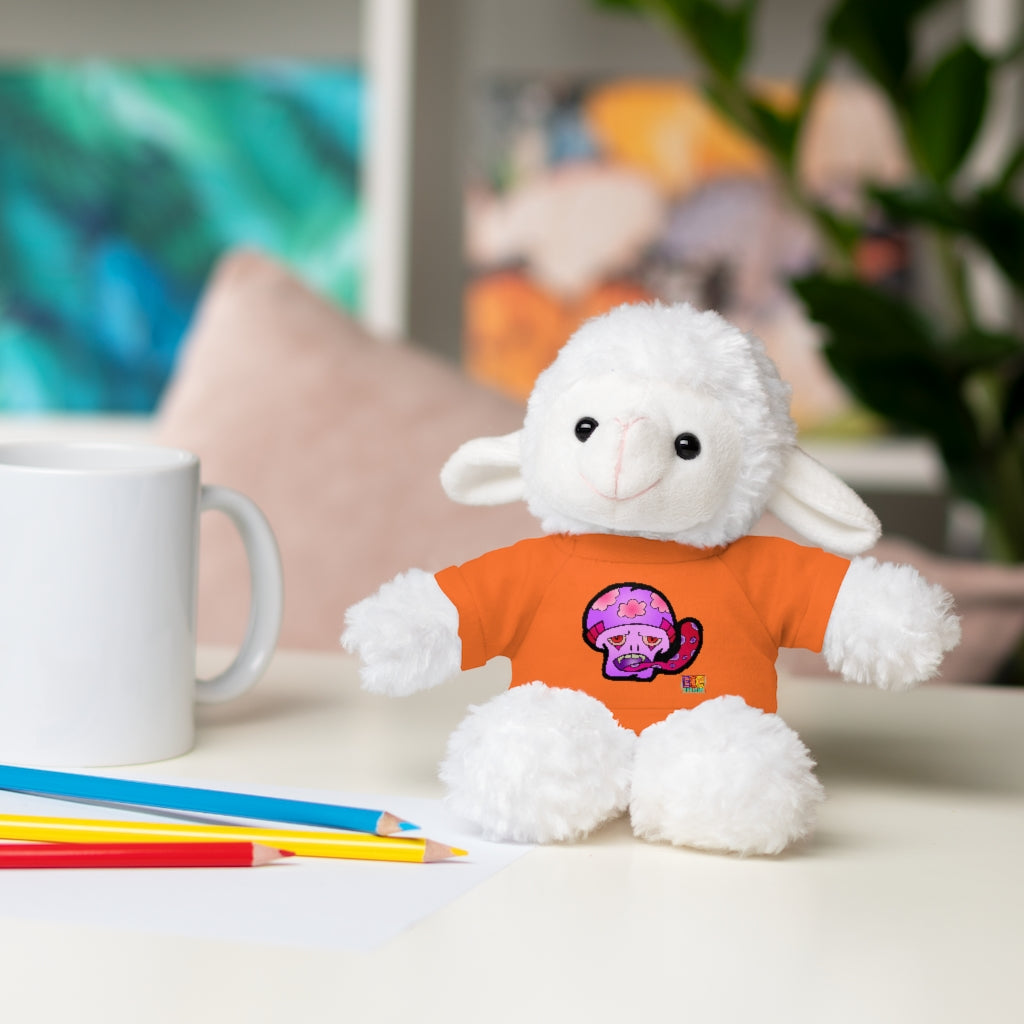 Pink Shroom Stuffed Animals with Tee