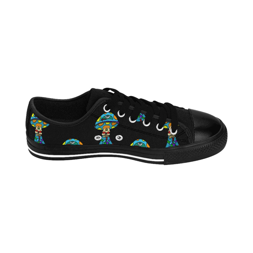 Multicolored Skull Shroom Women's Sneakers