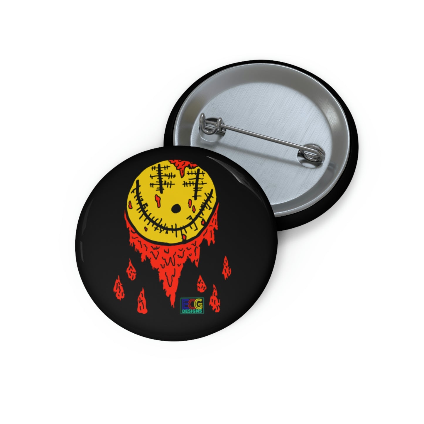 The Bloody Smile Pin Buttons