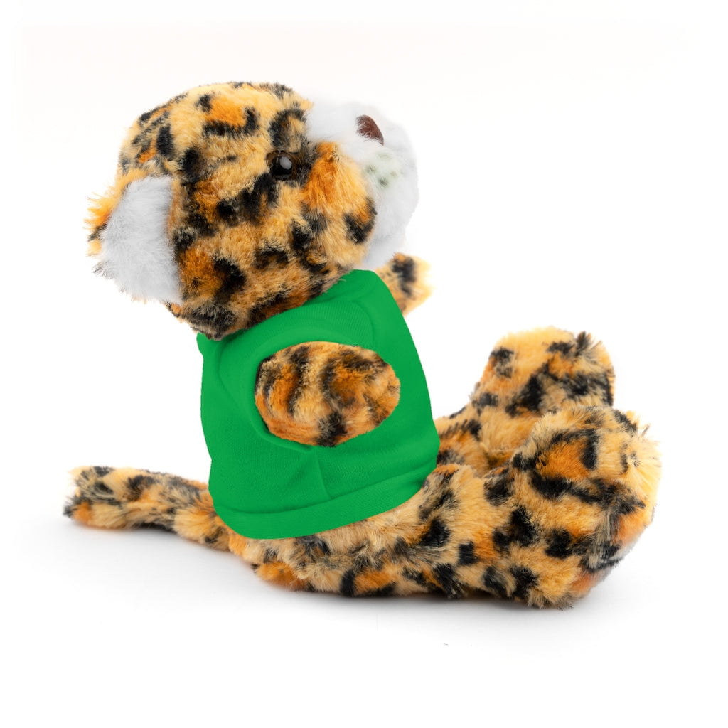 Green Cat Stuffed Animals with Tee