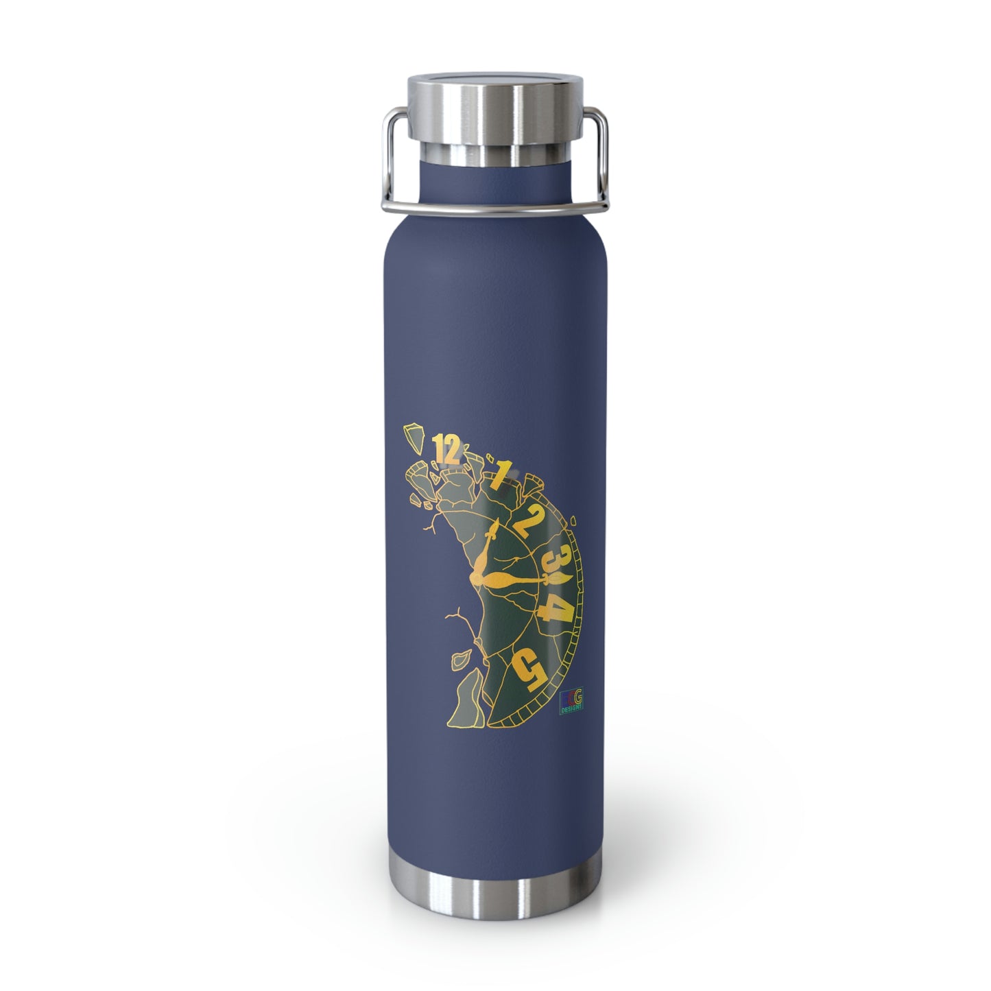 Broken Clock 22oz Vacuum Insulated Bottle