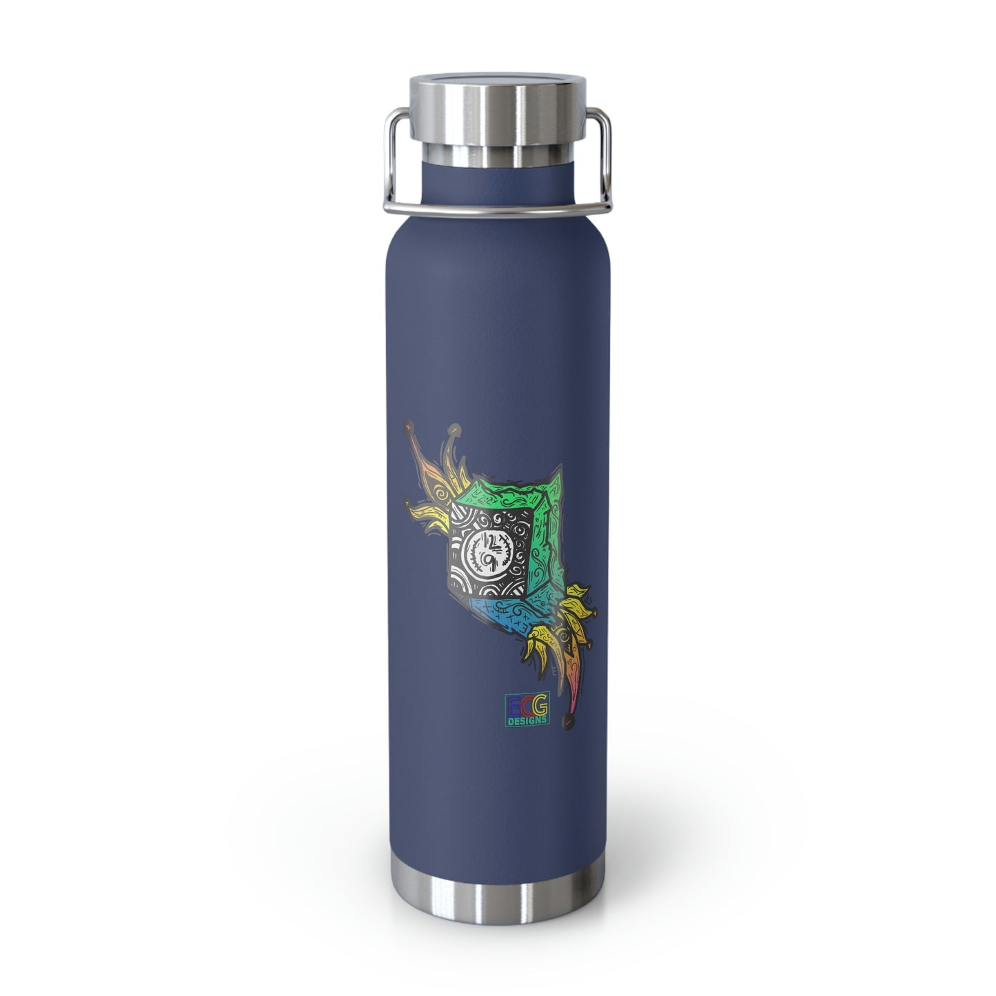 Clock in a Box 22oz Vacuum Insulated Bottle