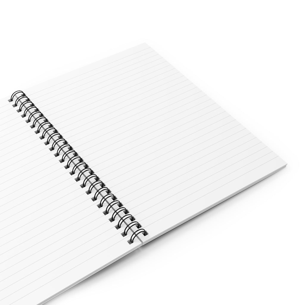 Silver Moon Spiral Notebook - Ruled Line