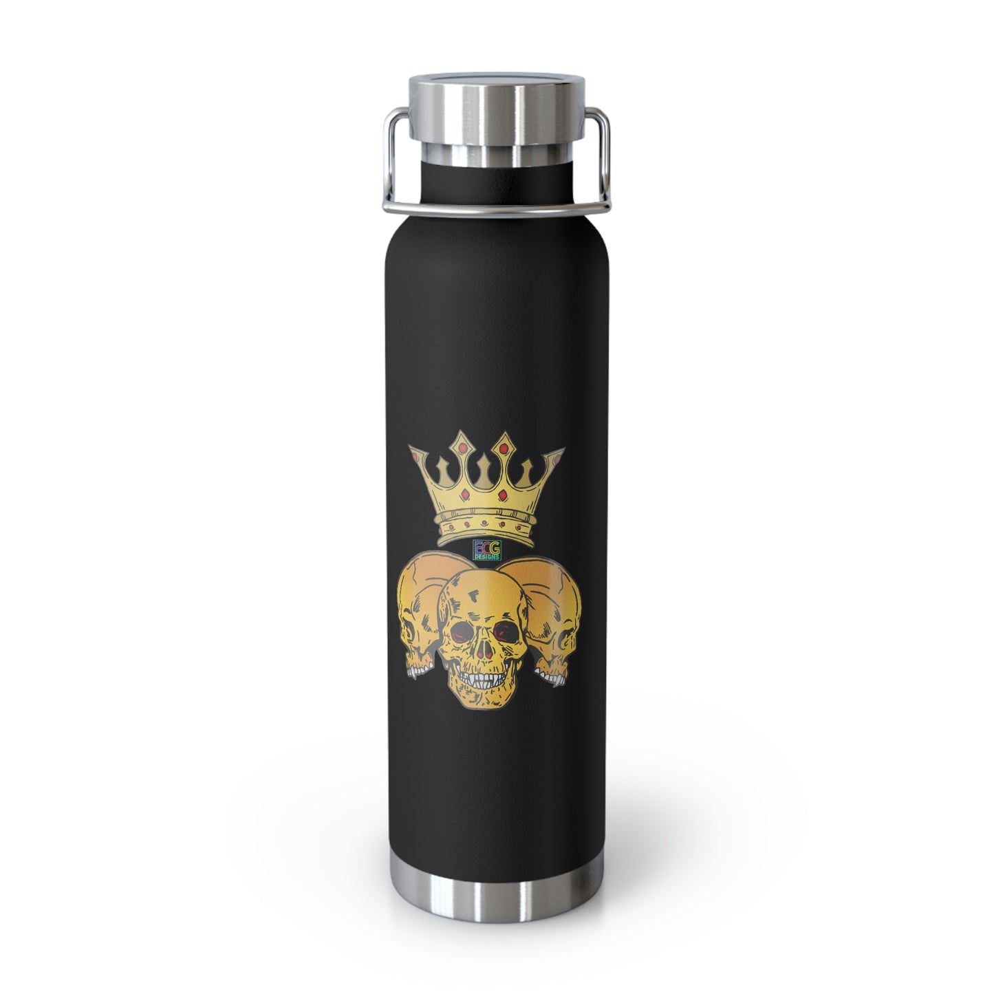 Triple Skull Crown 22oz Vacuum Insulated Bottle