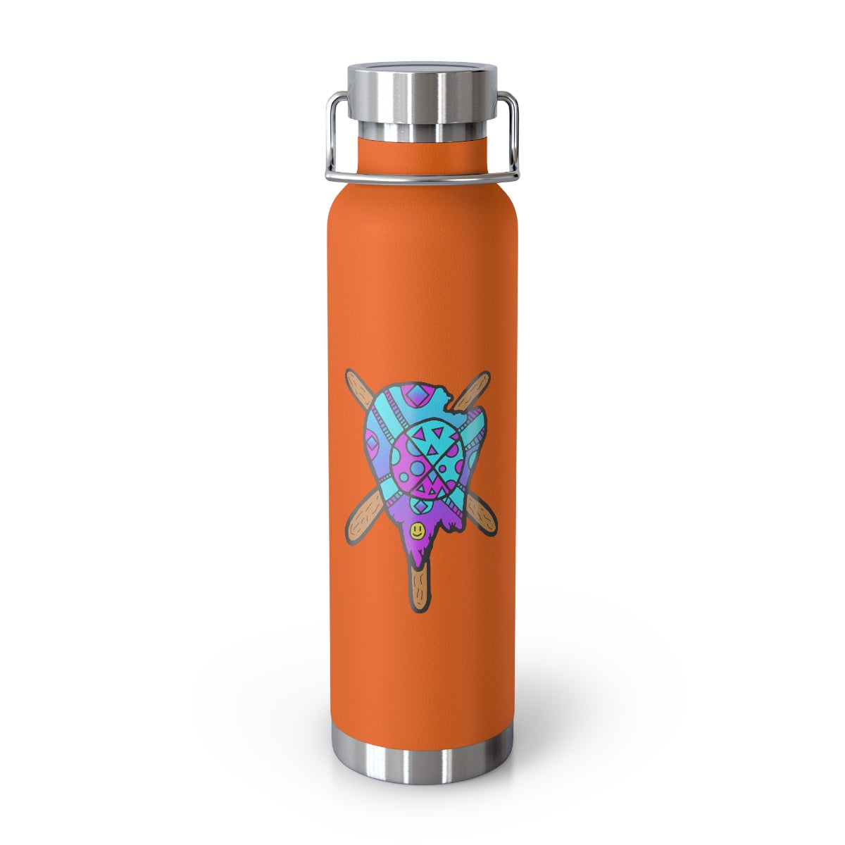 Blue and Purple Melted Popsicle 22oz Vacuum Insulated Bottle