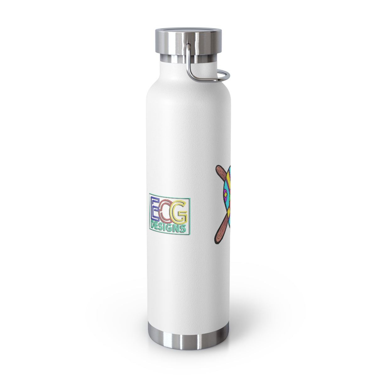 Multicolored Melted Popsicle 22oz Vacuum Insulated Bottle