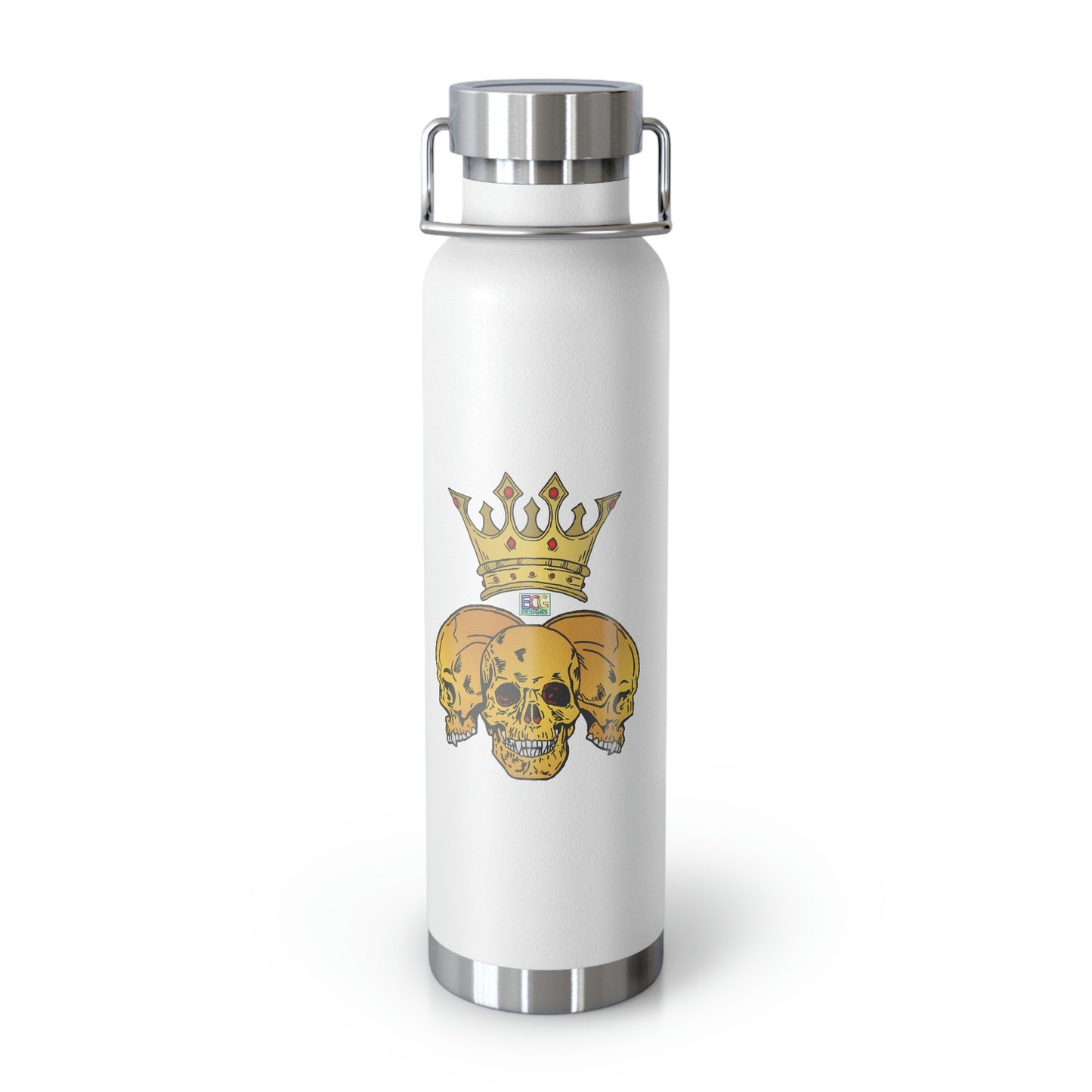 Triple Skull Crown 22oz Vacuum Insulated Bottle