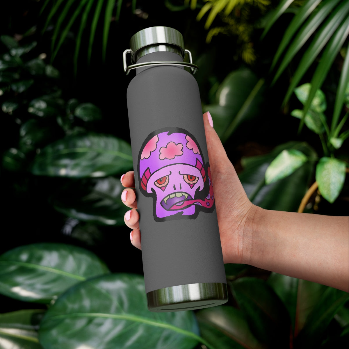 Pink Shroom 22oz Vacuum Insulated Bottle