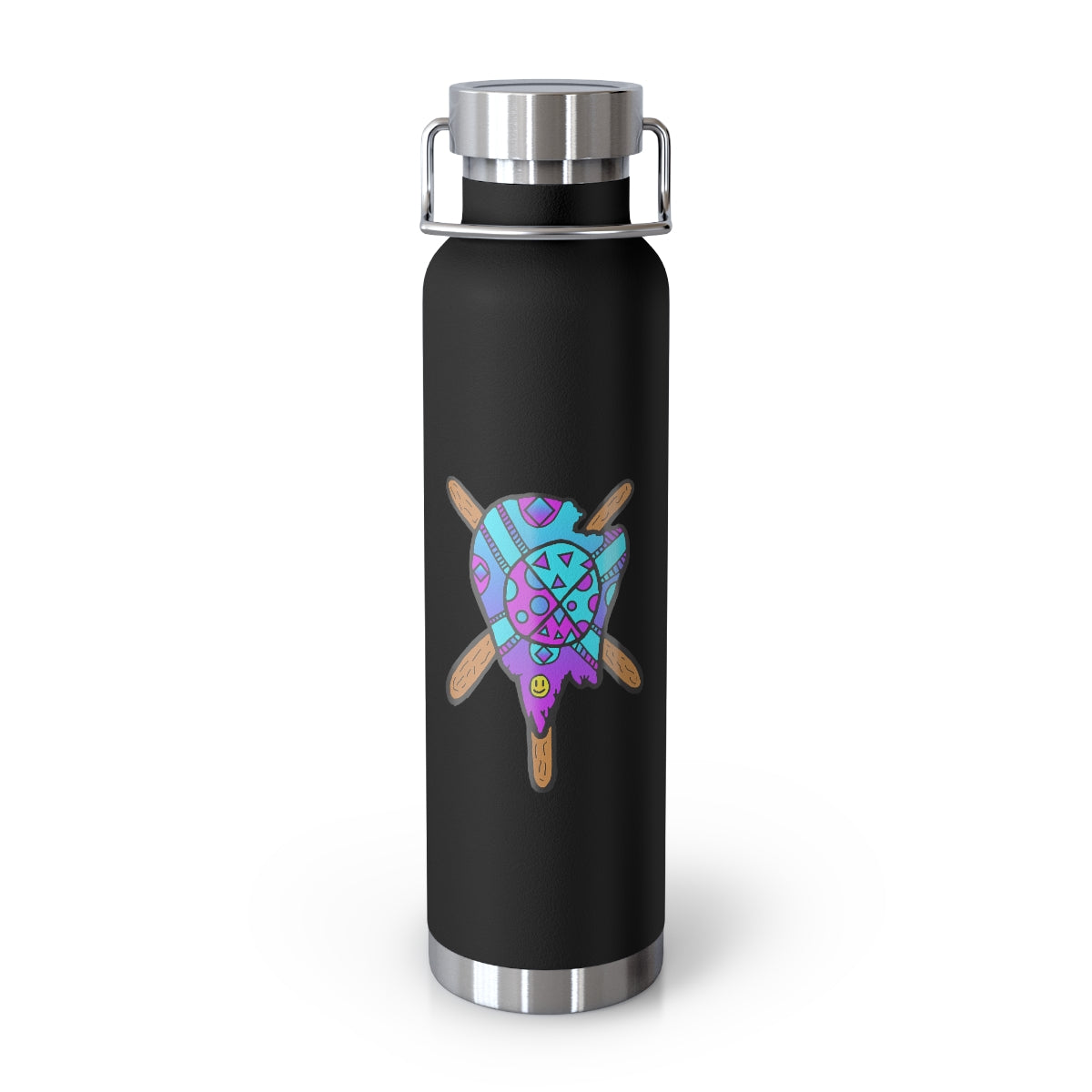 Blue and Purple Melted Popsicle 22oz Vacuum Insulated Bottle