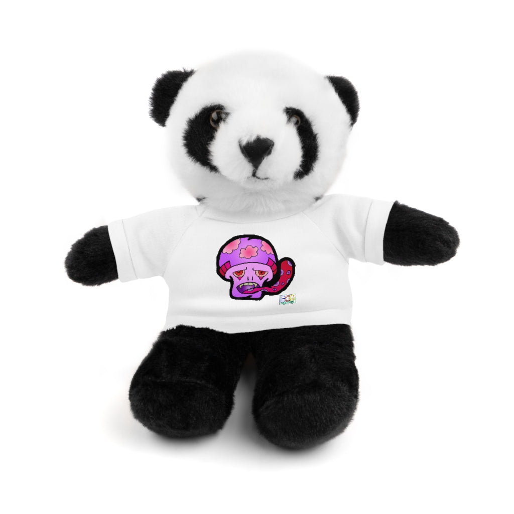 Pink Shroom Stuffed Animals with Tee