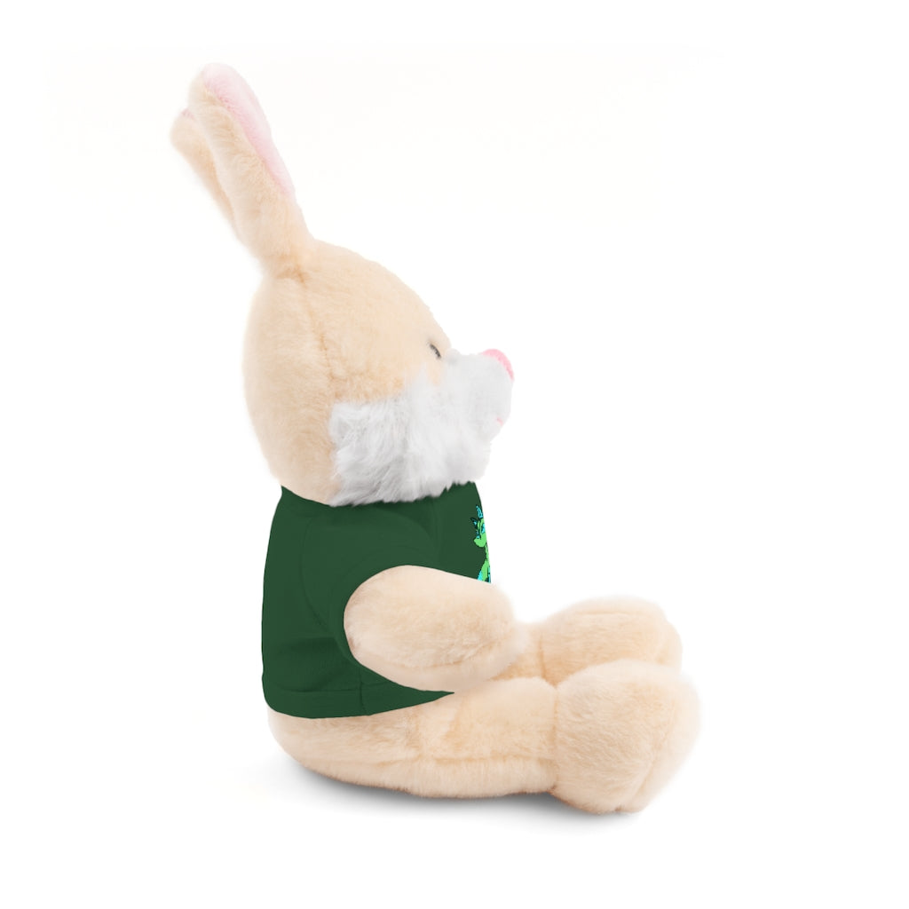 Green Cat Stuffed Animals with Tee