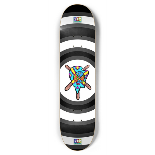 Multicolored Melted Popsicle Skateboard